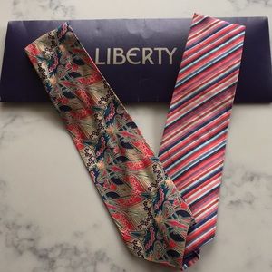 Pair of Vintage Liberty of London Neckties